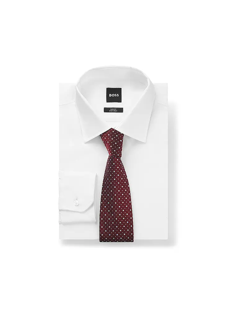 BOSS | Krawatte  | Dunkelrot