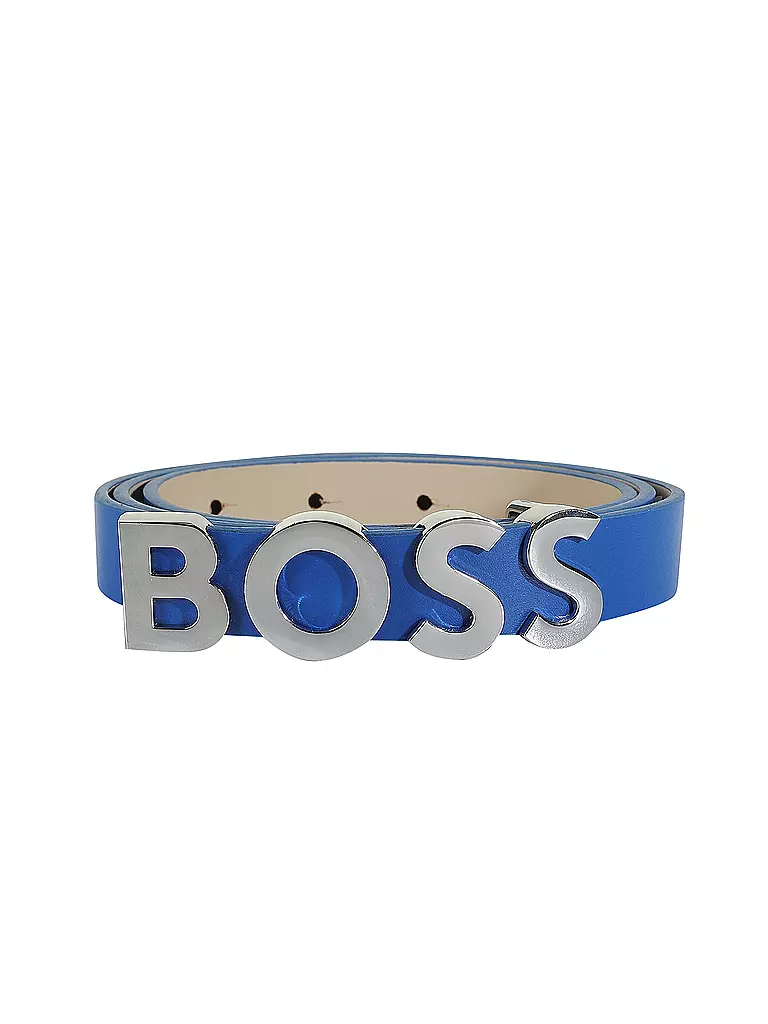 BOSS | Ledergürtel BOLD | blau