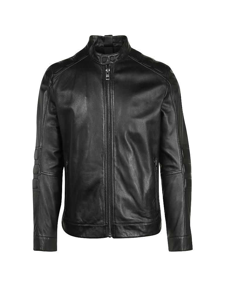 BOSS | Lederjacke "Jagson2" | schwarz