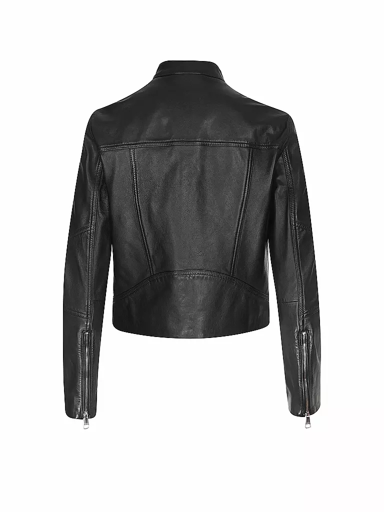 BOSS | Lederjacke C_SALESTE | schwarz