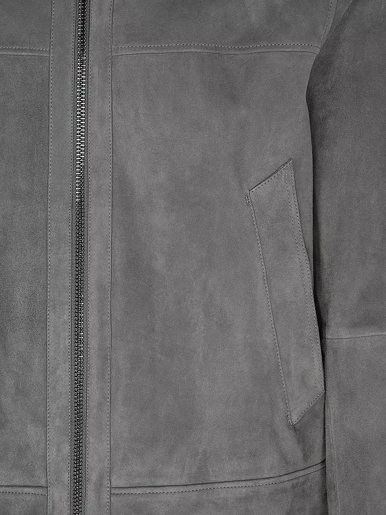 BOSS | Lederjacke H-MALBANO5 | beige