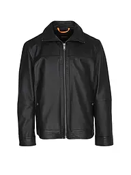 BOSS | Lederjacke JOREST  | schwarz
