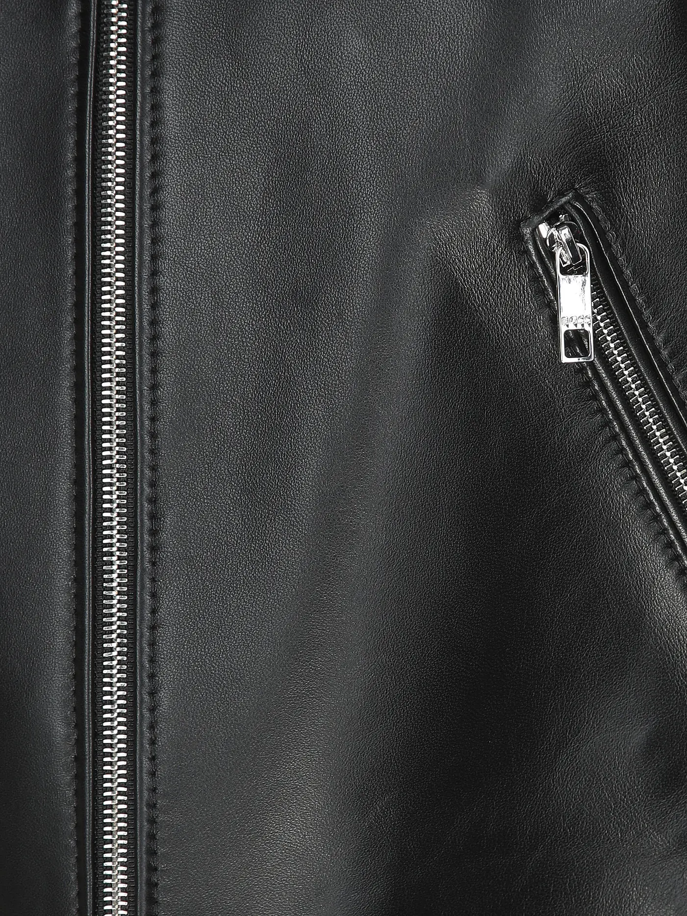 BOSS | Lederjacke SADENITA | schwarz