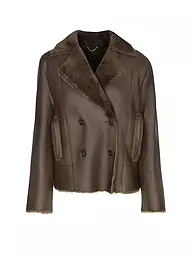 BOSS | Lederjacke | braun