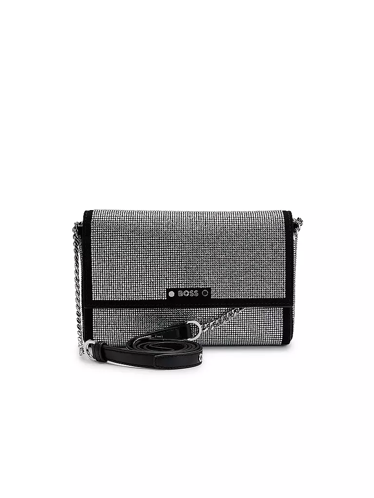 BOSS | Ledertasche - Mini Bag CINDY | silber
