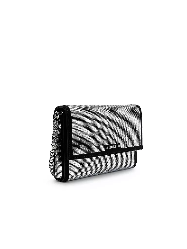 BOSS | Ledertasche - Mini Bag CINDY | silber