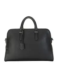 BOSS | Ledertasche - Weekender MADISON | schwarz
