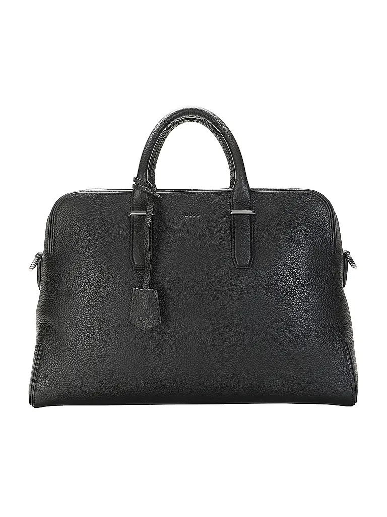 BOSS | Ledertasche - Weekender MADISON | schwarz