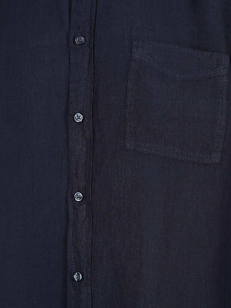 BOSS | Leinenhemd Regular Fit | blau
