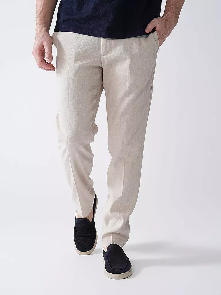 BOSS | Leinenhose KANE | beige