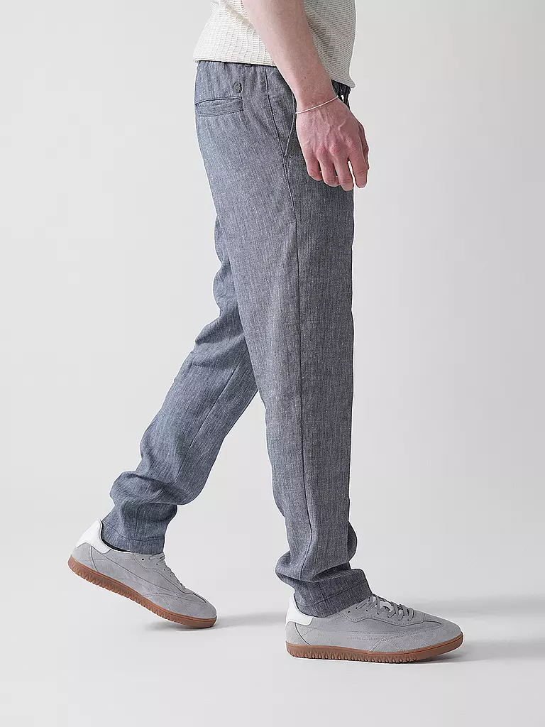 BOSS | Leinenhose KANE | dunkelblau