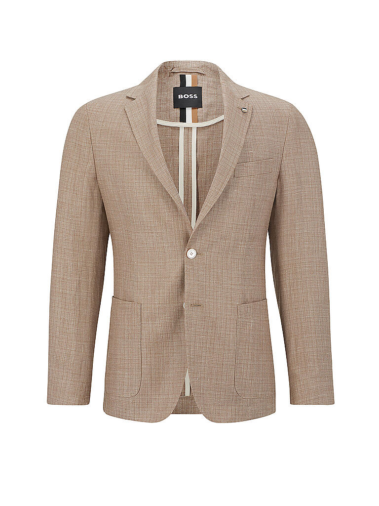 BOSS | Leinensakko Slim Fit C-HANRY | beige