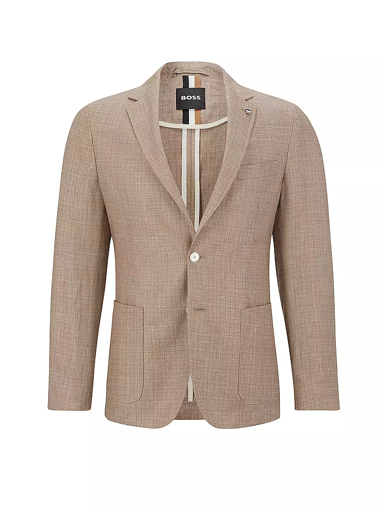 BOSS | Leinensakko Slim Fit C-HANRY | beige