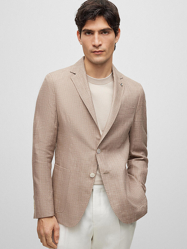 BOSS | Leinensakko Slim Fit C-HANRY | beige