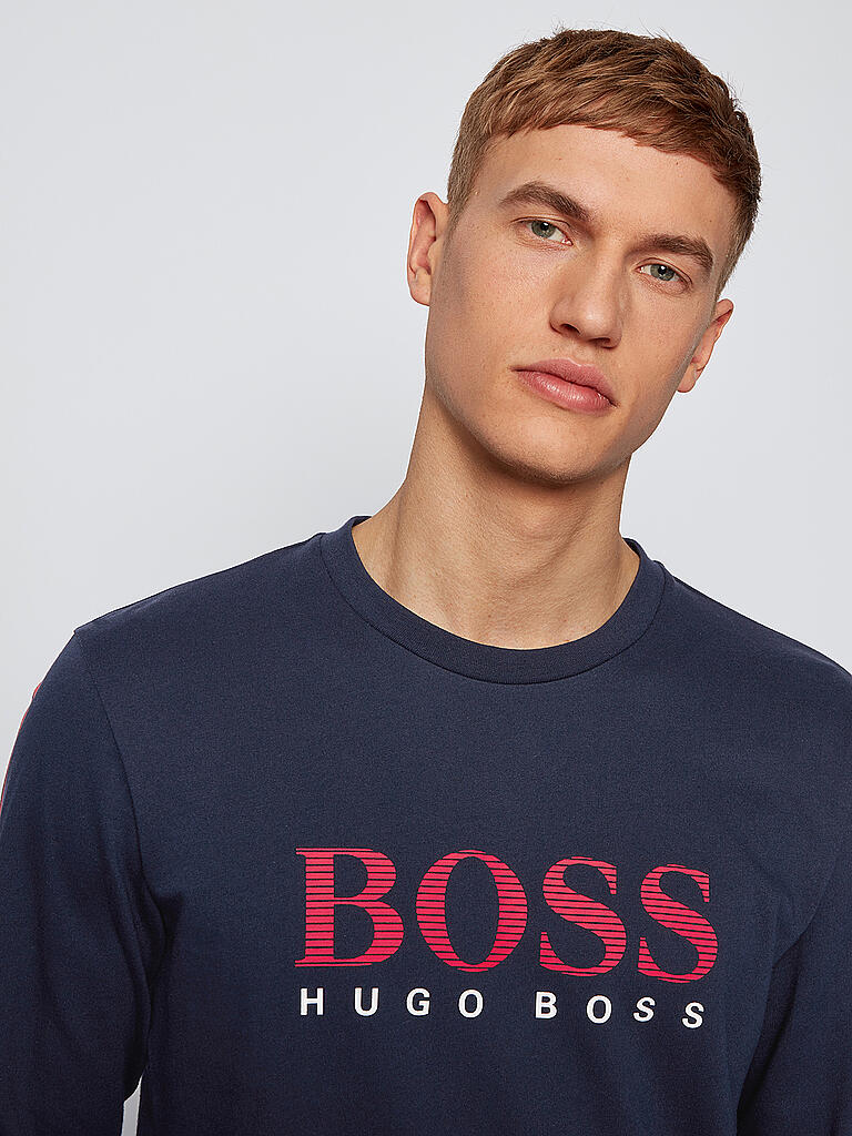 BOSS | Loungeshirt Regular Fit | blau