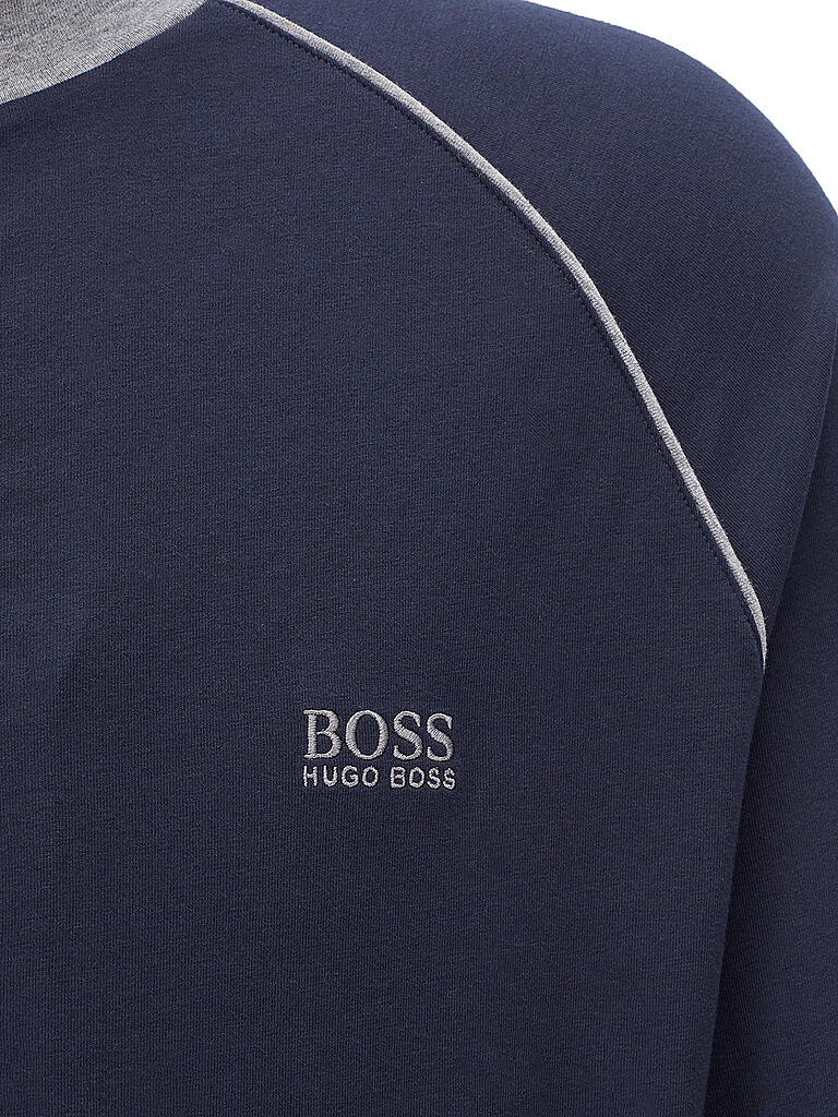 BOSS | Loungewear Jacke  | blau
