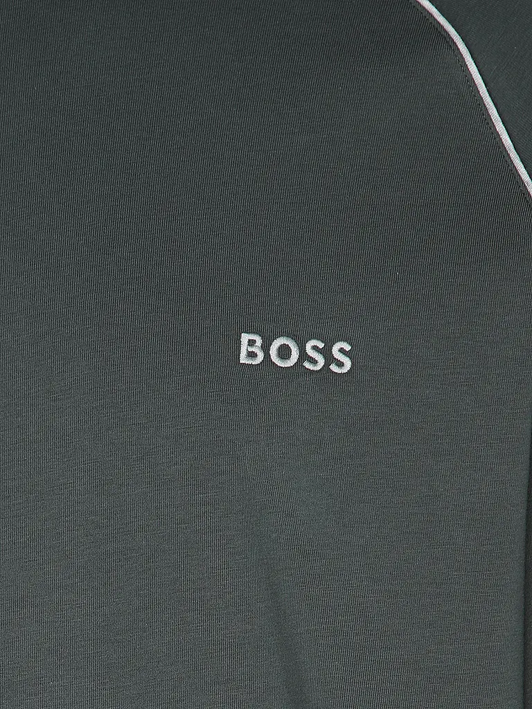 BOSS | Loungewear Jacke  | dunkelgrün