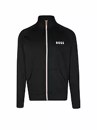 BOSS | Loungewear Jacke  | schwarz