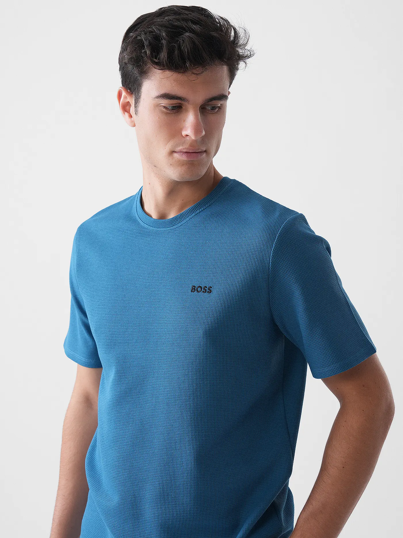 BOSS | Loungewear Shirt  | blau