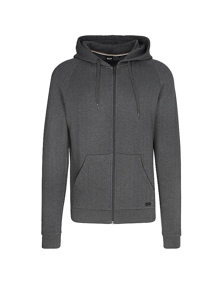 BOSS | Loungewear Sweatjacke  | grau
