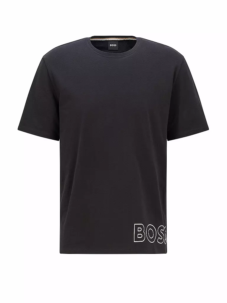 BOSS | Loungewear T-Shirt  | schwarz