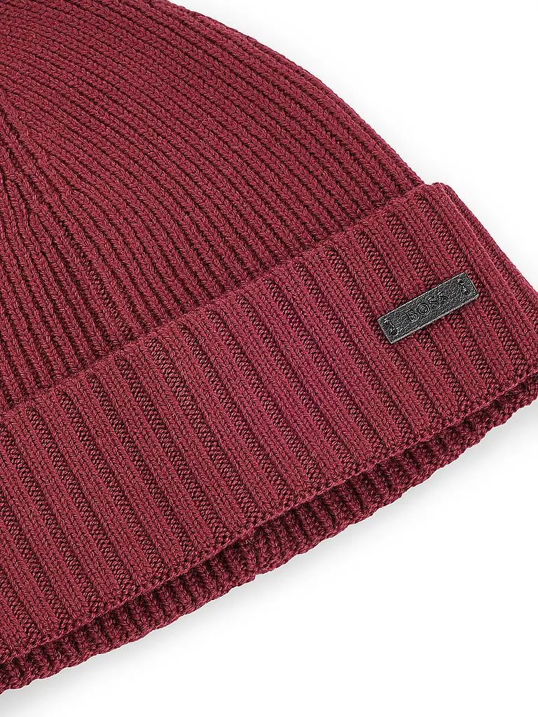 BOSS | Mütze - Haube FATI | dunkelrot