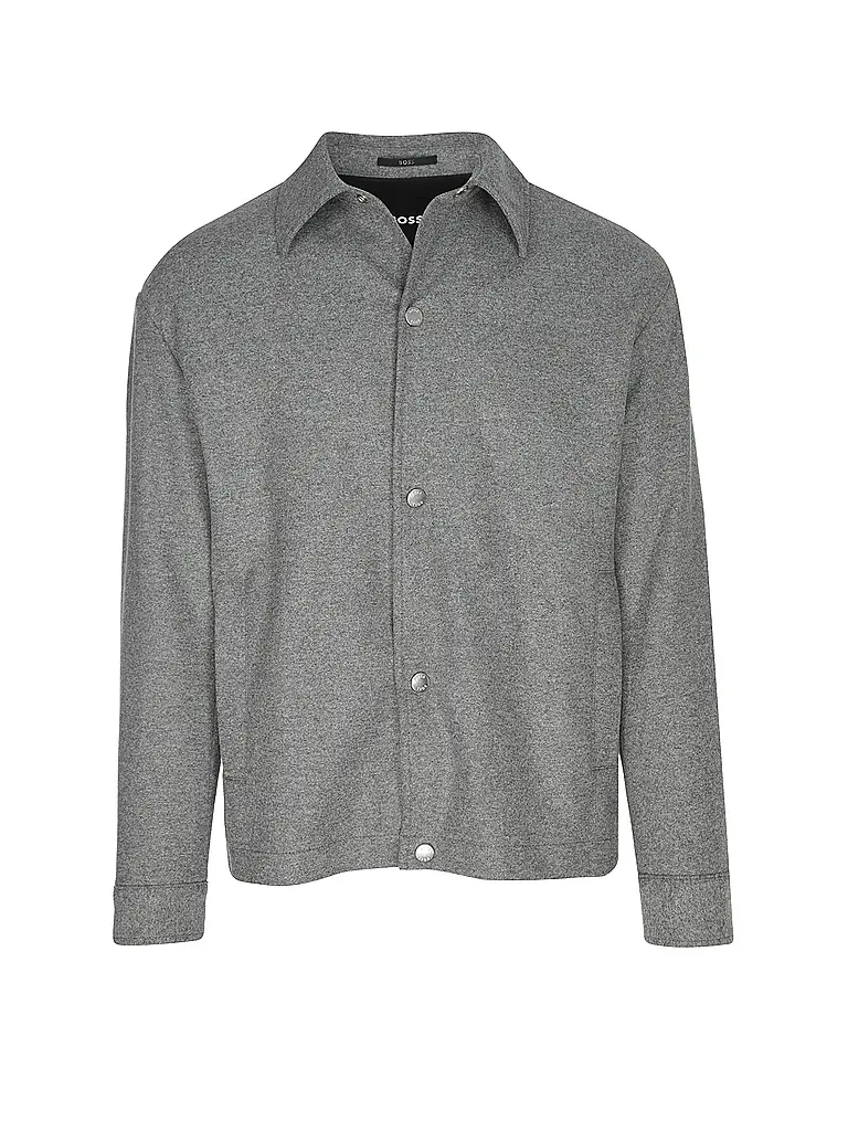 BOSS | Overshirt PCRAIG-J | grau