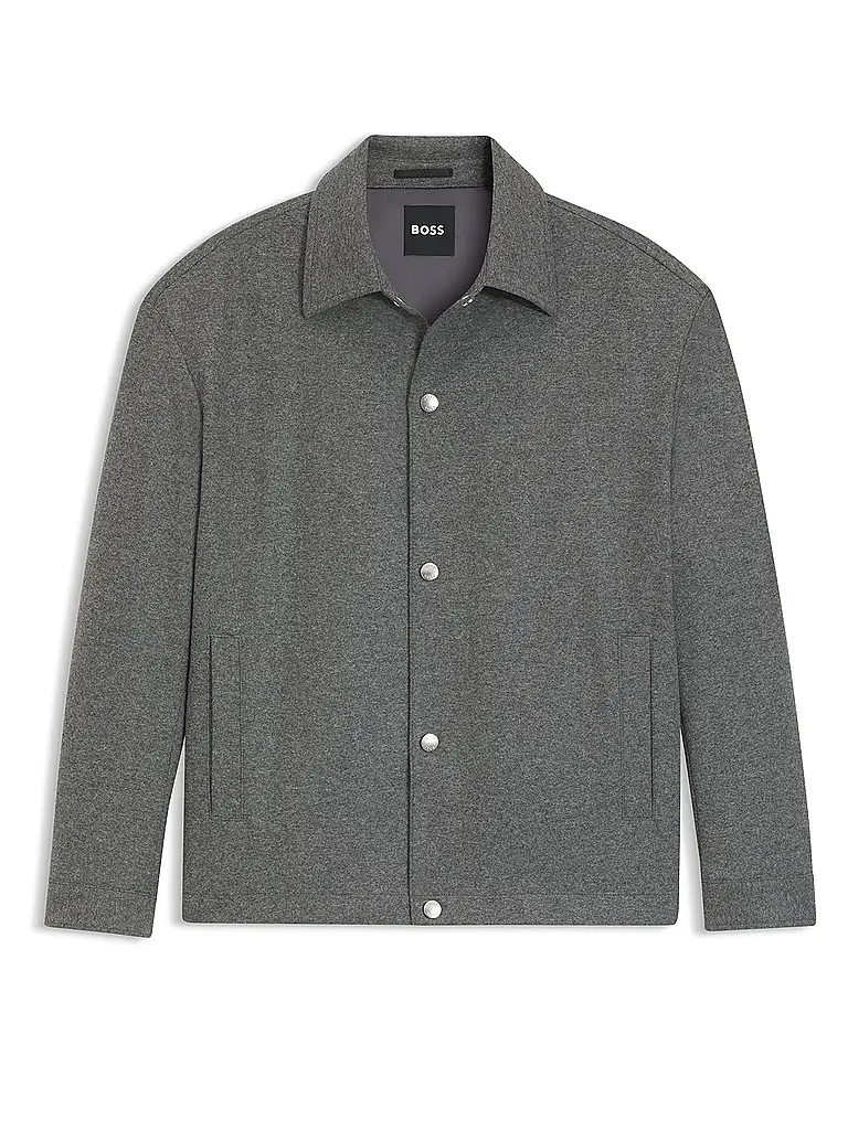 BOSS | Overshirt PCRAIG-J | grau