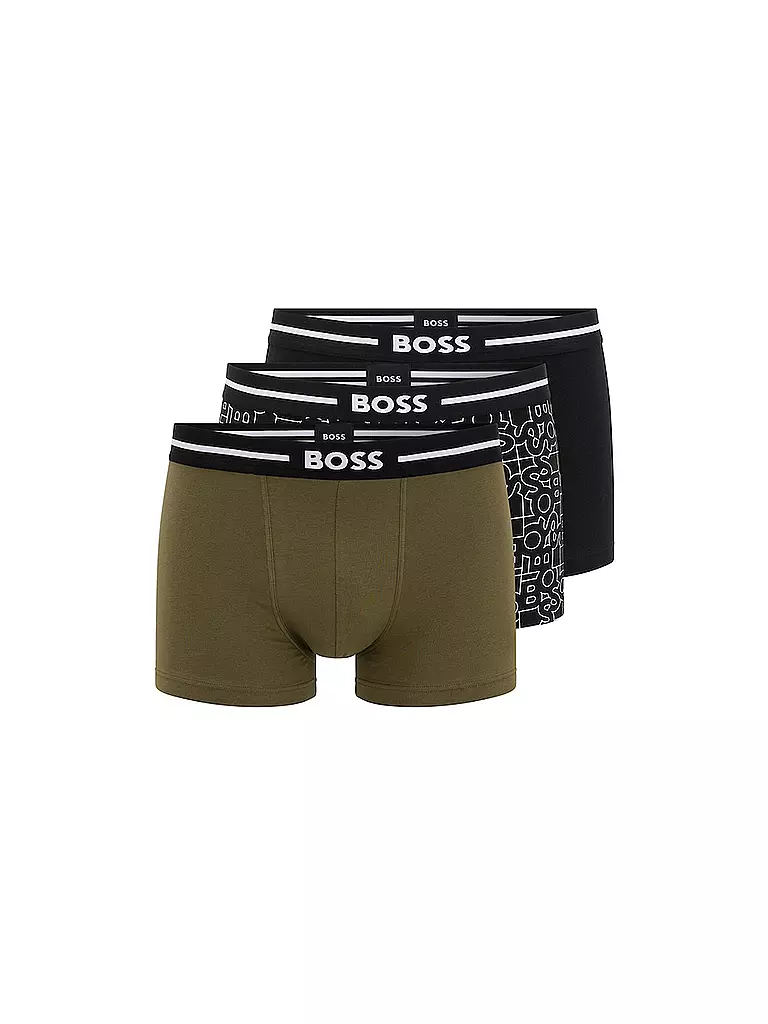 BOSS | Pants 3er Pkg oliv gem. sch | olive