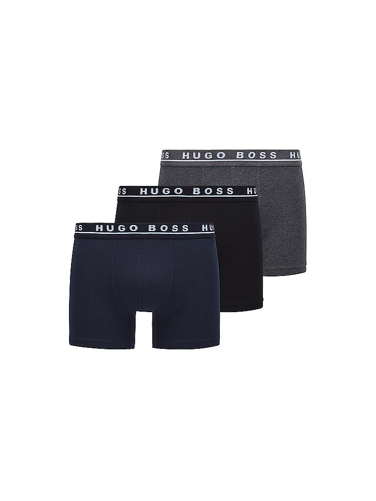 BOSS | Pants 3er Pkg schwarz grau | schwarz