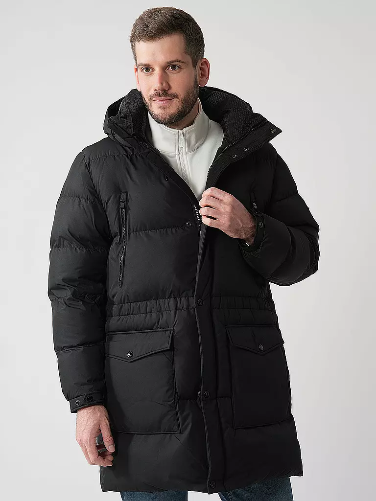 BOSS | Parka H-CONDOLO2 | dunkelblau