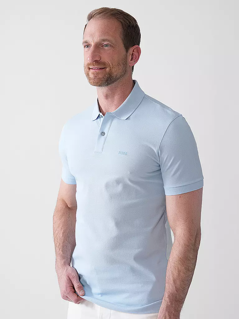 BOSS | Poloshirt " Pallas "  | hellblau