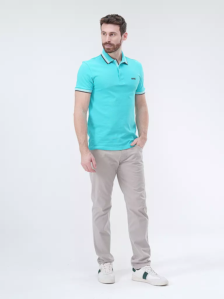 BOSS | Poloshirt Modern Fit PADDY | türkis