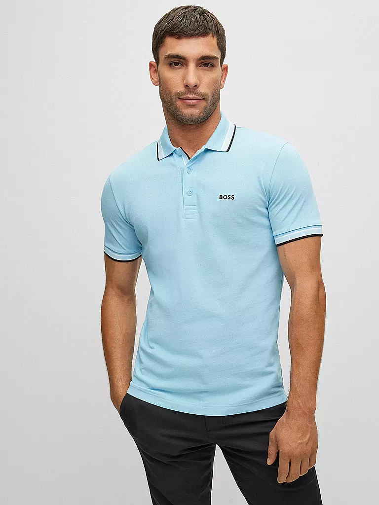 BOSS | Poloshirt Modern Fit PADDY | hellblau