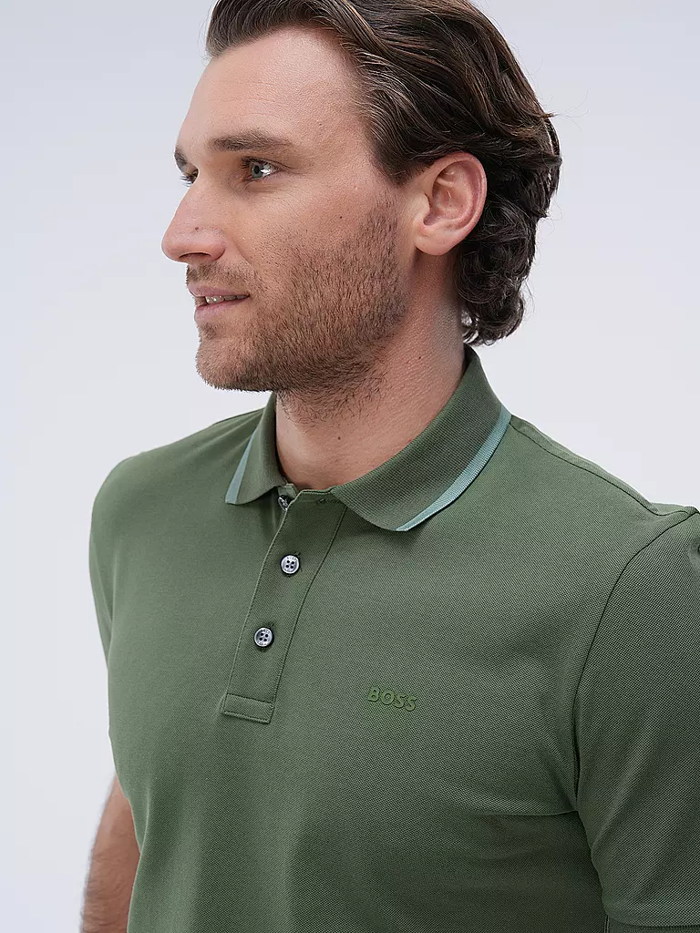 BOSS | Poloshirt PARLAY 190 | dunkelgrün