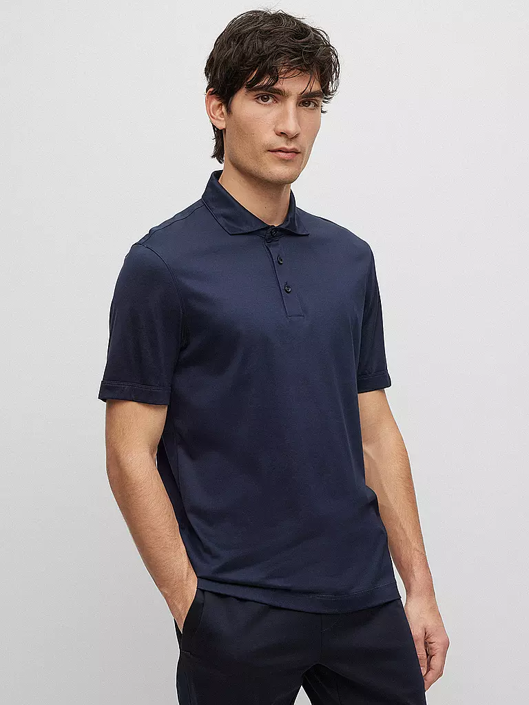 BOSS | Poloshirt Regular Fit MERC | blau