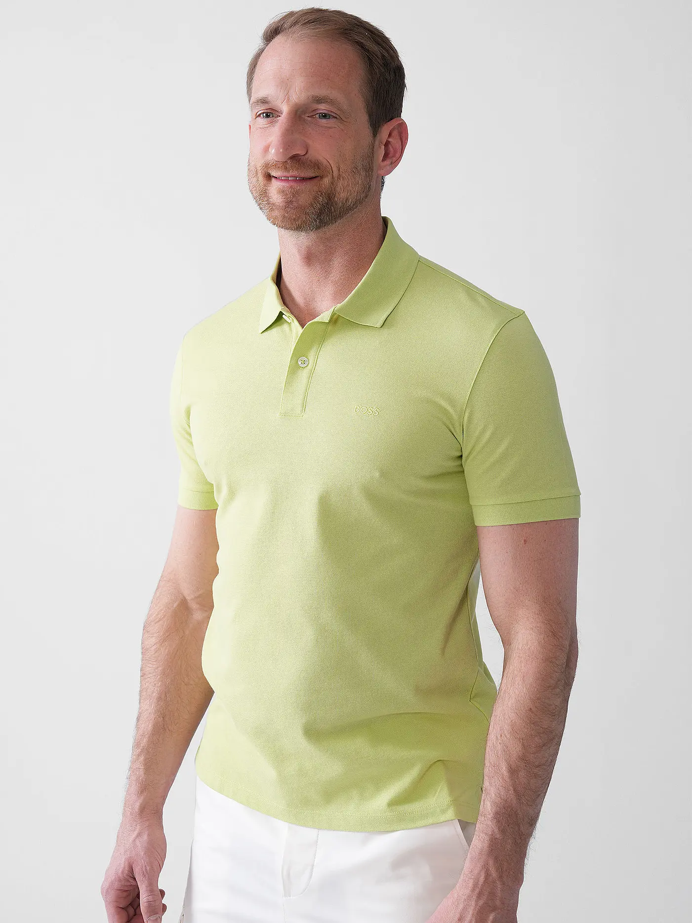 BOSS | Poloshirt Regular Fit PALLAS | hellgrün