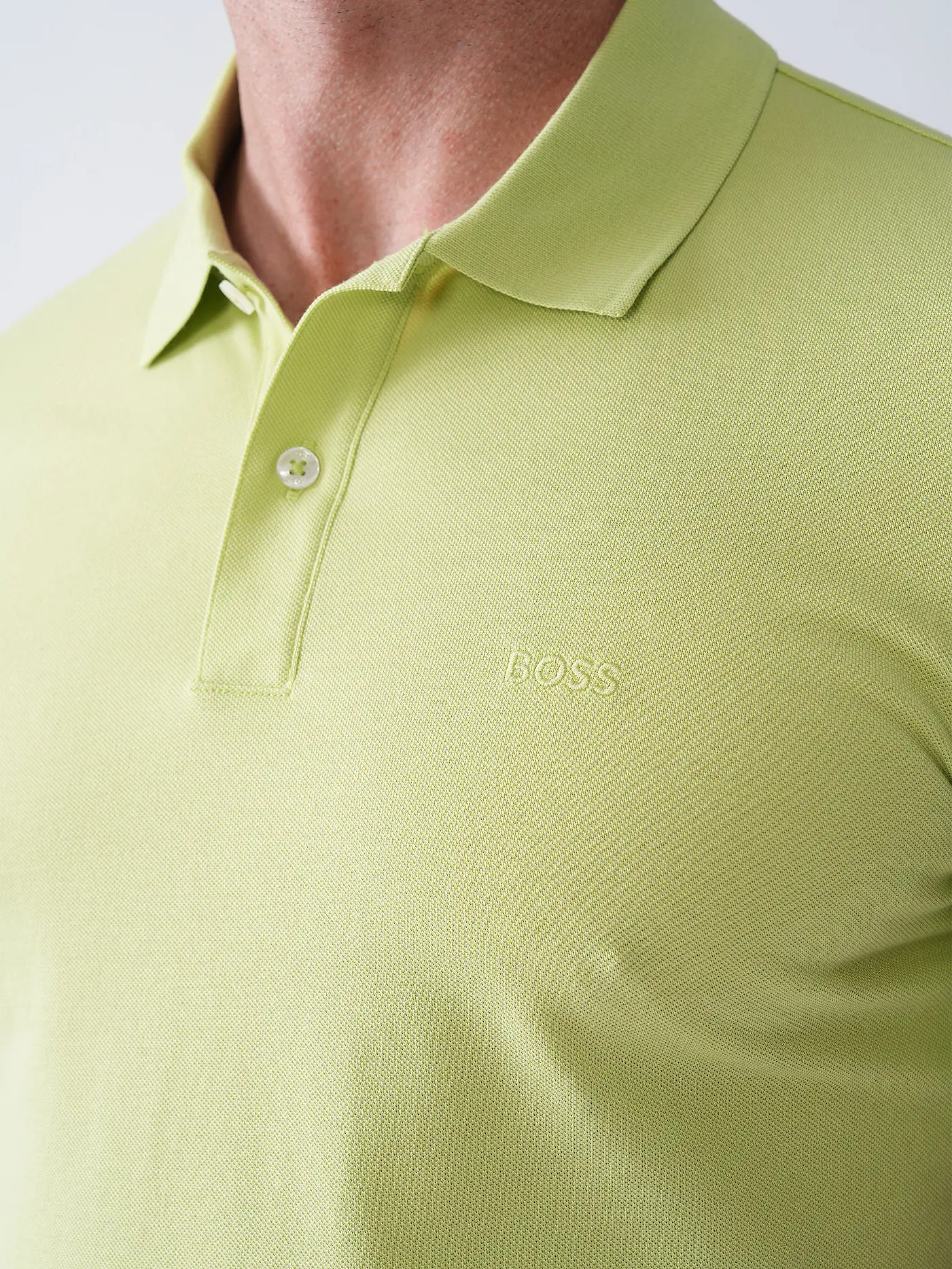 BOSS | Poloshirt Regular Fit PALLAS | hellgrün
