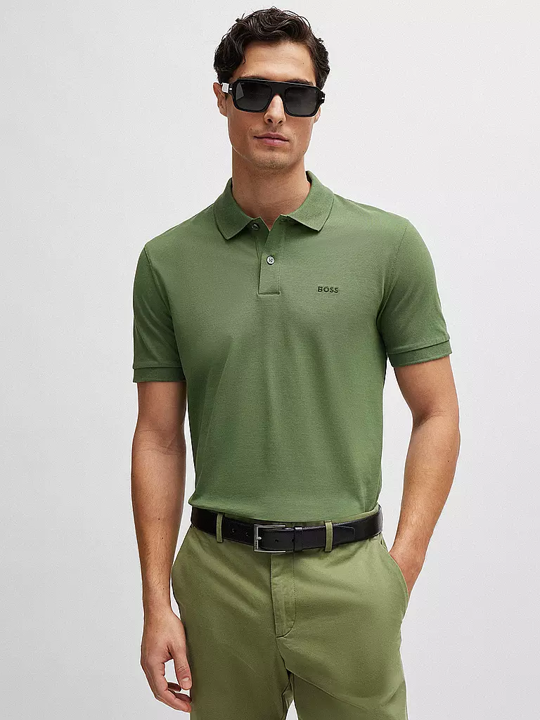 BOSS | Poloshirt Regular Fit PALLAS | grün