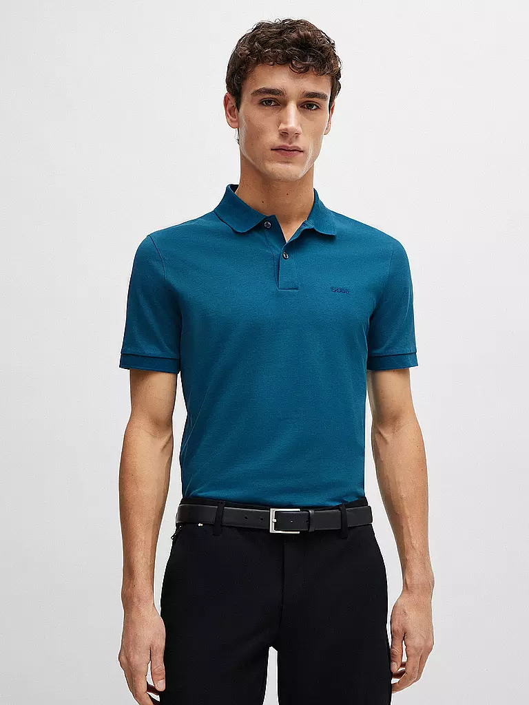 BOSS | Poloshirt Regular Fit PALLAS | blau