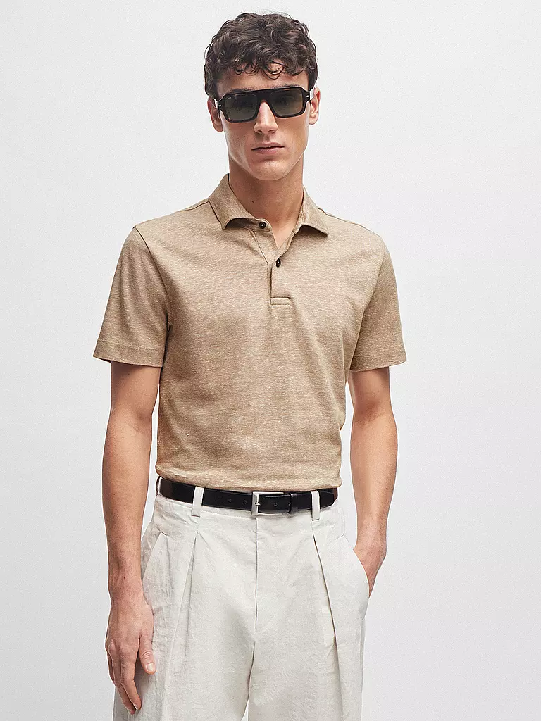 BOSS | Poloshirt Regular FIt PRESS | hellgrün