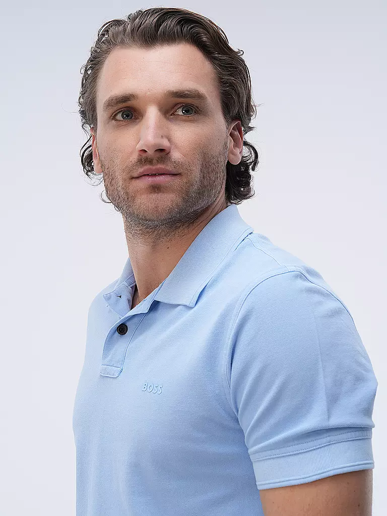 BOSS | Poloshirt Regular Fit PRIME | hellblau