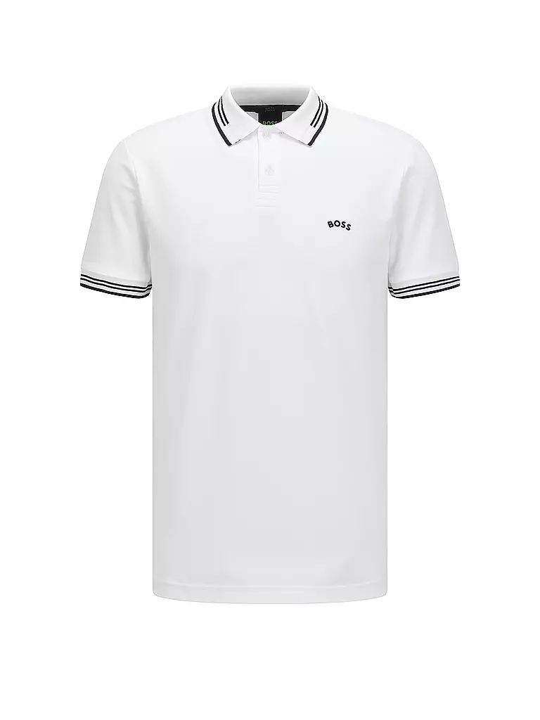 BOSS | Poloshirt Slim Fit PAUL CURVED | weiss