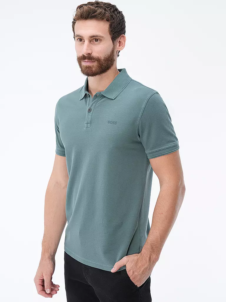 BOSS | Poloshirt Slim Fit PRIME | hellblau