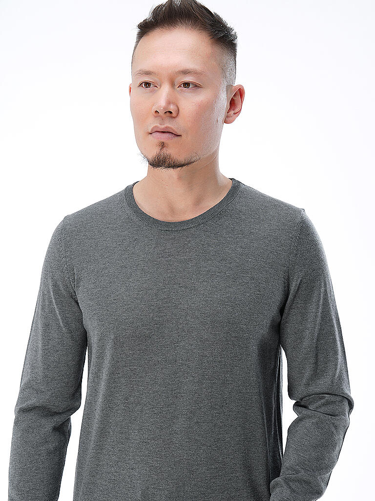 BOSS | Pullover Slim Fit LENO-P | grau