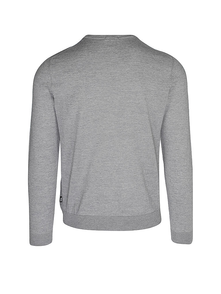 BOSS | Pullover Slim Fit LENO-P | grau