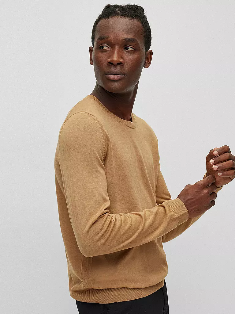 BOSS | Pullover Slim Fit LENO-P | camel