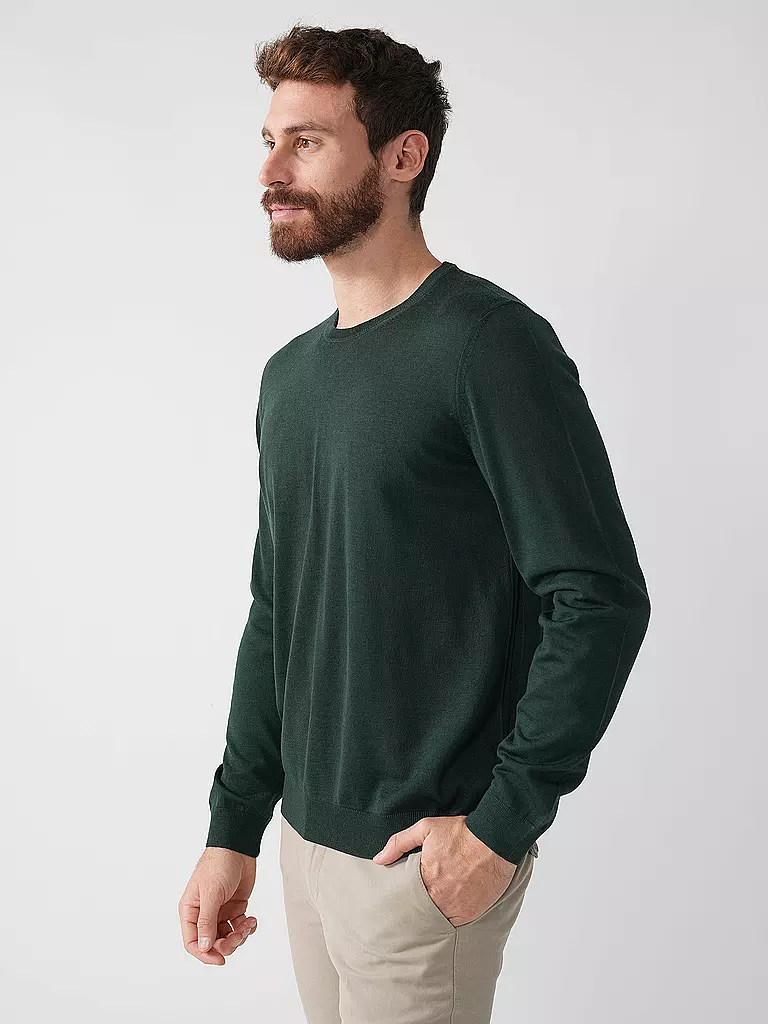 BOSS | Pullover Slim Fit LENO-P | olive