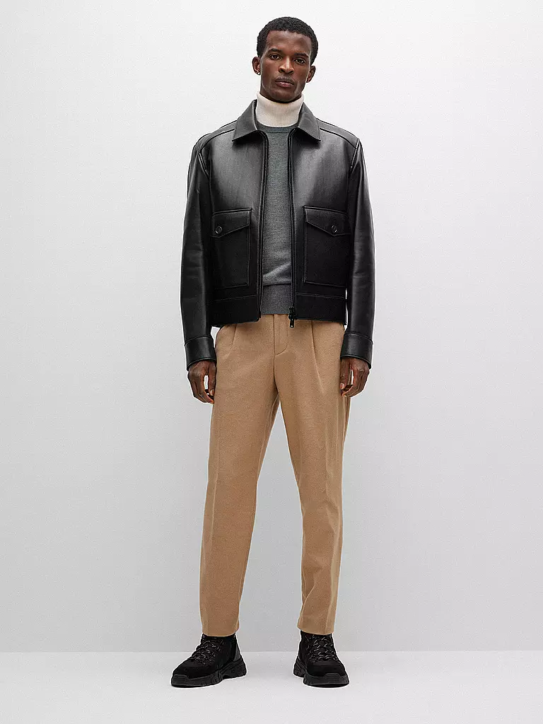 BOSS | Pullover Slim Fit LENO-P | hellgrün