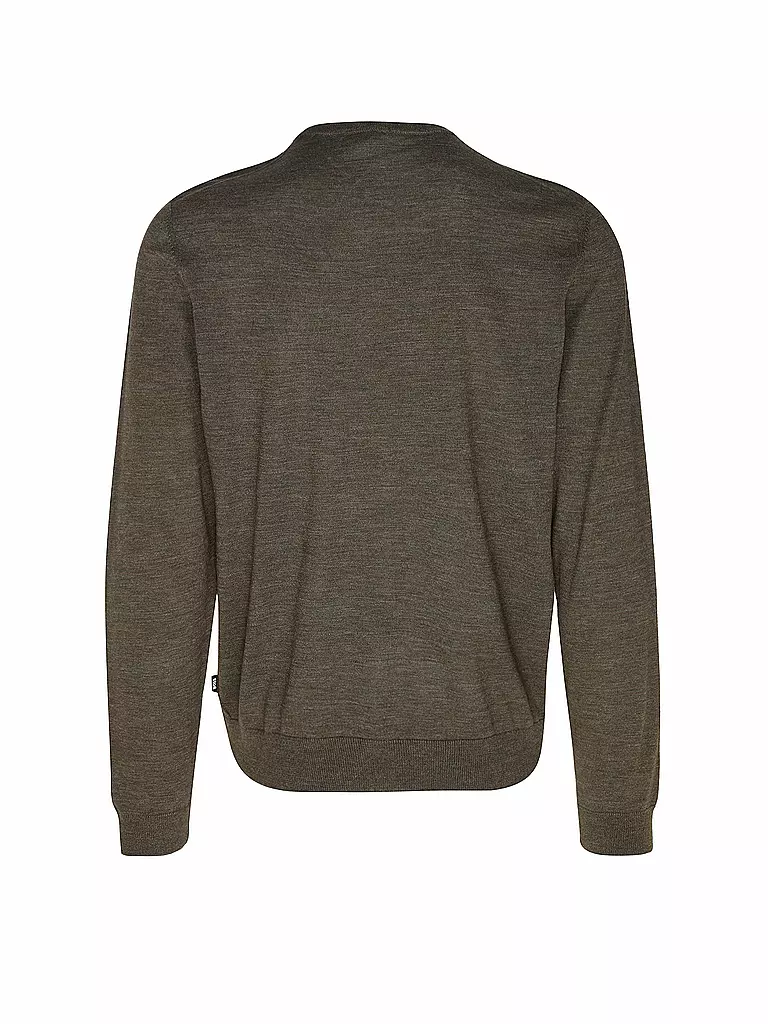 BOSS | Pullover Slim Fit LENO-P | olive